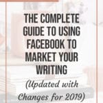 Using Facebook to Market your Writing blog title overlay
