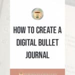 Create a Digital Bullet Journal blog title overlay