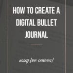 Create a Digital Bullet Journal blog title overlay