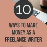 10 Ways to Make Money as a Freelance Writer free book title overlay