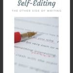 Self Editing: The other side of writing blog title overlay