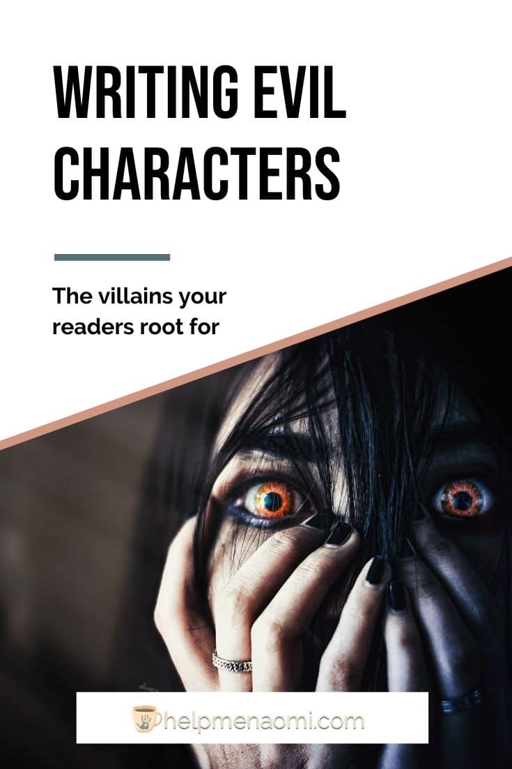 Writing Evil Characters blog title overlay
