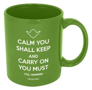 Yoda novelty coffee mug gift idea for work at home mothers
