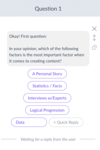 How to Create an Interactive Quiz for your Chatbot using ManyChat ...