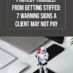 7 Warning signs a Client may not Pay blog title overlay