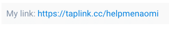 Taplink Screenshot my URL
