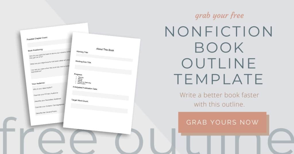 Grab Your Free Nonfiction Book Outline Template Here mockup ad