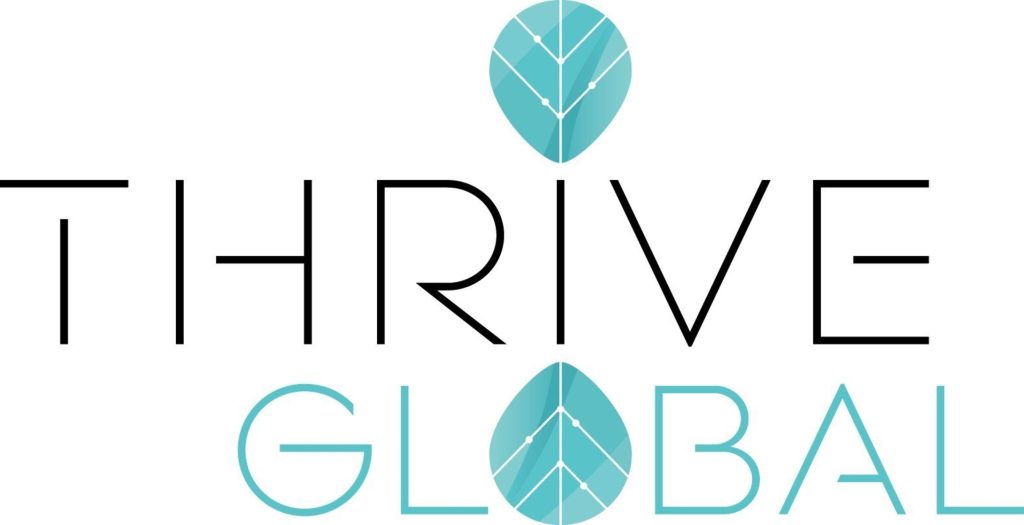 Naomi D. Nakashima, a professional B2B ghostwriter for hire, designed the Thrive global logo.